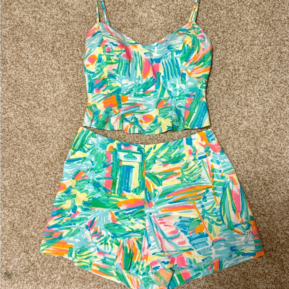 Lilly Pulitzer Multicolor Abstract Set